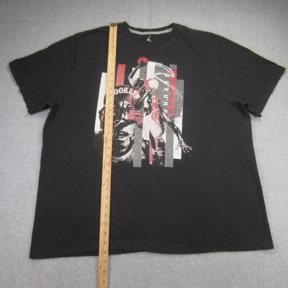 Nike Air Jordan Spike Lee Shirt Mens 3XL Black Brooklyn Mars Blackmon Graphic Te